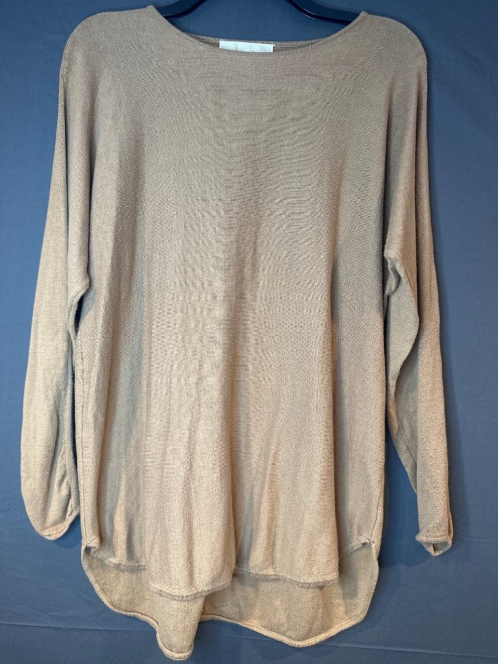 Michael Michael Kors Women’s M Tan Beige Oversized Knit Sweater Tunic